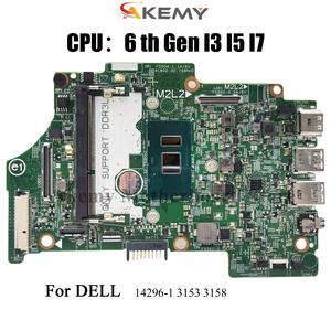 Placa Base 14296-1 para Portátil <span class=keywords><strong>DELL</strong></span> <span class=keywords><strong>Inspiron</strong></span> 11 3153 3158 <span class=keywords><strong>7359</strong></span> 7368 con I3 I5 I7 CN-004R7J 004R7J DDR3 100% Probada - Product Image 2