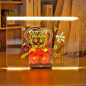 Innovative Kids LED Light up <b>Drawing</b> Board, Acrylic Handwriting Plate, for Business Gifts & Holiday Decorations - Product Image 1