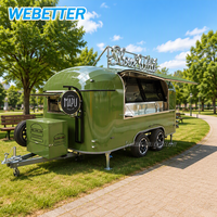 WEBETTER DOT Fast Mobile Restaurant Ice Cream Cart BBQ Concession Trailer Bubble Tea Hot Dog Remorque Food Truck Manufacturing