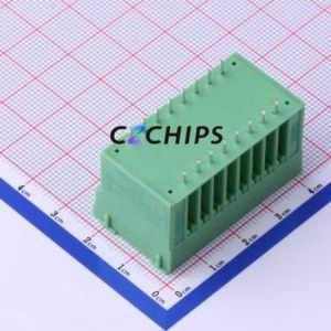 KF2EDGVHM-3.81-2*8P Plug-in Terminal Block Through hole,P=3.81mm Board-to-Board / Socket - Closed Screw Fixing 2x8P 3.81mm - Product Image 2
