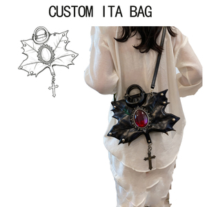 Proveedor de mochila personalizada Ita Bag Low MOQ que ofrece estilos de bolso de mano con panel de inserción para pines - Product Image 4