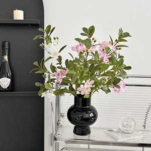 Plantas Verdes Simuladas, Flores Artificiales, <span class=keywords><strong>Myrtus</strong></span> Chino, Ikebana, Plantas Decorativas de Hojas, Materiales Florales, Decoración del Hogar - Product Image 2