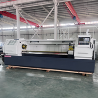 Tour CNC CK6150 de 3000 mm à lit intégré haute rigidité pour le tournage de précision d'arbres, de tuyaux et de brides