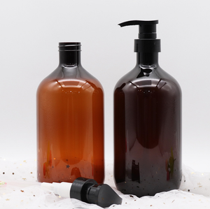 Chứng Khoán tốt nhất Nhựa dầu gội chai gel tắm container hổ phách chai dầu gội - Product Image 3