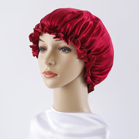 Service OEM personnalisé : Bonnet de nuit en soie de mûrier 19 Momme, extra large, taille ajustable, pour dormir