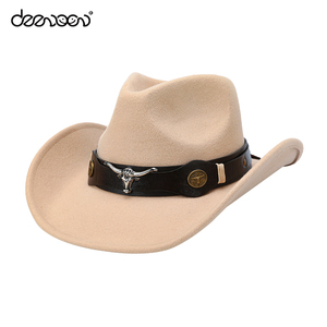 Sombrero de Fieltro de Lana 100% al por Mayor, Color Negro y Rosa Sólido, Económico, para Uso Diario al Aire Libre, Estilo Vaquero, Unisex, para Hombre y Mujer - Product Image 4