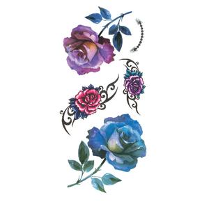 Autocollants de <span class=keywords><strong>tatouage</strong></span> imperméables en gros autocollant de <span class=keywords><strong>tatouage</strong></span> sexy pour les femmes autocollant de <span class=keywords><strong>tatouage</strong></span> de dos de fleurs de sirène - Product Image 6