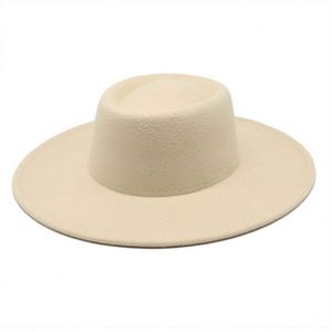 Sombrero Fedora Elegante y Moderno para Mujer, Ala Ancha de 9.5cm, Personalizable, de Algodón, para Fiestas, Eventos Casuales, Pesca, Negocios y Actividades al Aire Libre - Product Image 1