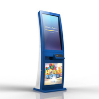 Kiosque de billetterie d'autobus de distributeur de cartes/kiosque de machine de paiement de vente de billets/kiosque d'impression de billetterie de libre service
