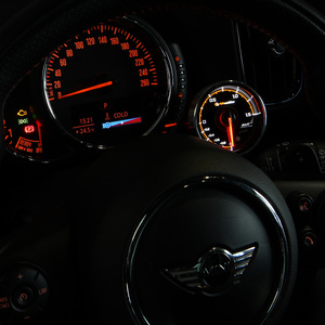 Nuevo Manómetro de Aire para Auto de Carreras, 2 Pulgadas (52mm), Carátula Negra Ahumada, Retroiluminación LED Blanca y Roja, Sensor Impermeable, 12v - Product Image 6
