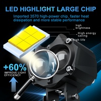 Nouveaux designs de feux LED en aluminium, barres LED auxiliaires pour moto, pour Baja