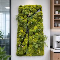 Panneau mural en mousse préservée haut de gamme de 100 cm pour la décoration intérieure