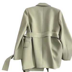 Giacca Da Donna Con Lacci Nuovo Design Primaverile 2026 <span class=keywords><strong>Stile</strong></span> Coreano Abbigliamento Casual Elegante - Product Image 4