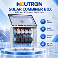 Boîtier de Combinaison Solaire IP66 1500V 1 Entrée 3 Sorties, Support PC Personnalisable, Montage Mural avec Porte-Fusible DC pour Énergie Solaire