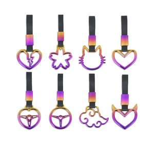 Colorful Ring Flower Heart JDM RACING Train <strong>Bus</strong> <strong>Handle</strong> Hand <strong>Strap</strong> Styling Drift Charm <strong>Strap</strong> Drift Car Warning Car Tow <strong>Strap</strong> - Product Image 2