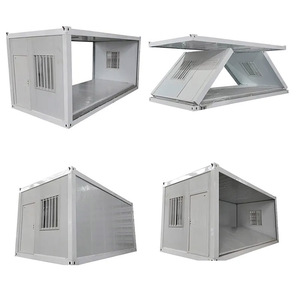 Nouvelle maison de conteneur pliable portable préfabriquée empilable de haute qualité maison pliante mobile préfabriquée insonorisée - Product Image 1