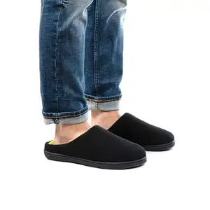 Zapatillas de diseño personalizado para hombre, cómodas zapatillas laterales de dormitorio