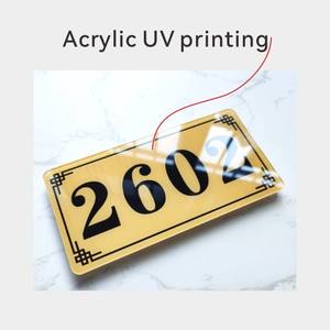 <span class=keywords><strong>Plaque</strong></span> de numéro de maison personnalisée en acrylique <span class=keywords><strong>avec</strong></span> <span class=keywords><strong>logo</strong></span> – <span class=keywords><strong>Plaque</strong></span> d'adresse personnalisée pour affichage de marque, maison, bureau, entreprise - Product Image 5