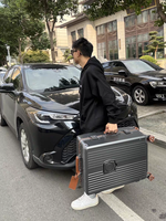 Valise moderne en PC légère, grande capacité, silencieuse, avec serrure à combinaison TSA, durable et résistante à l'eau