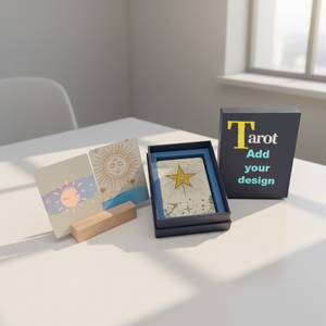 Cartes de divination écologiques en gros, jeu de cartes magiques des constellations, cartes d'astrologie et oracles imprimées dans une boîte à couvercle - Product Image 2