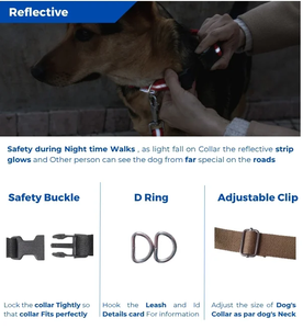 Premium Reflective Dog <b>Collar</b> Adjustable Comfortable Pet <b>Collar</b> for Safety Visibility Daily Walks and Outdoor Activities - Product Image 6