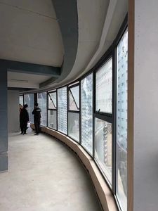 Personnalisation des fenêtres en verre incurvées en aluminium pour balcon <span class=keywords><strong>baie</strong></span> et Bow Window - Product Image 4