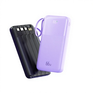 Producción de <span class=keywords><strong>Bancos</strong></span> de Energía Ligeros de Plástico de 66W y 10000mAh para Regalo - Ideal para Comercio Exterior - Product Image 1