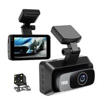 Nouvelle caméra de tableau de bord intérieure pour voiture avec écran IPS 3,0 pouces, double canal GM 1080p, WiFi gratuit, garantie 1 an, grand angle 170°