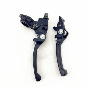 오토바이 용 핏 바이크 CFR50 TTR BBR110 125cc 250cc 용 블랙 폴딩 브레이크 및 클러치 레버 - Product Image 3
