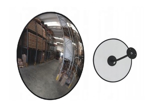 Factory Wholesale Road Safety 60mm Orange AROAD Brand 180 Viewing Angle <b>Plastic</b> Light Decoration Indoor Corner Convex <b>Mirror</b> - Product Image 4