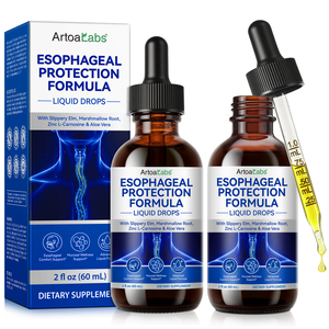 ArtoaLabs Factory Direct Esophageal Mucosal Wellness Liquid Drops Wholesale <strong>Supplement</strong> with Zinc L-Carnosine Slippery Elm - Product Image 2