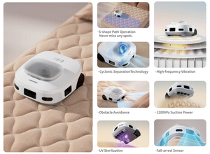 Smart Home Dust Mite Remover Vacuum Cleaner Cordless Robot <b>Mattress</b> Cleaner for Uousehold Use - Product Image 6