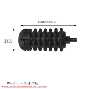 Amortisseur professionnel <span class=keywords><strong>noir</strong></span> en caoutchouc composite pour <span class=keywords><strong>poulie</strong></span> de tir à l'<span class=keywords><strong>arc</strong></span> et flèche, vente en gros - Product Image 2
