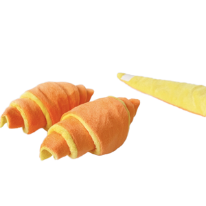 Bán Buôn Croissant Bánh Mì Cuộn Sniffing Con Chó Sang Trọng Đồ Chơi Dễ Thương Phong Cách Cross-Biên Giới Ẩn Thực Phẩm Trong Kho Cho Chó - Product Image 2