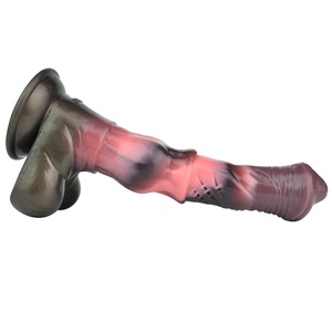Dildos énormes en silicone en forme de pénis de cheval, plug anal, jouets souples, masturbateur pour adultes, plug anal en forme de pénis d'animal, pour femme et homme, outils sexuels - Product Image 6
