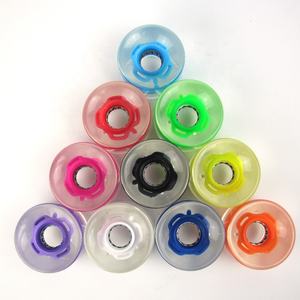 مخصص اللون شفافة 70*51 تضيء فلاش أجزاء لوح LED عجلات عجلات التزلج - Product Image 6