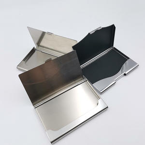 Caja de la cartera del tarjetero del banco del aluminio del metal con el logotipo de encargo - Product Image 5