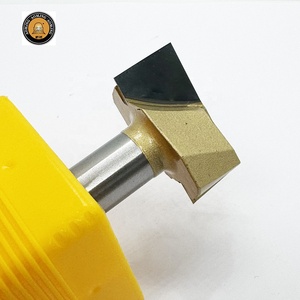Mata <span class=keywords><strong>Router</strong></span> lurus Shank 1/2 "1/4",-mata bor bawah dapat disesuaikan pembersih & penggilingan CNC - Product Image 2