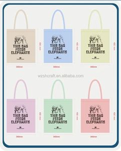 กระเป๋าผ้าแคนวาสขนาดมาตรฐาน 12 ออนซ์ แบบขายส่ง สั่งทำได้ พร้อมลายพิมพ์ตัวอักษร มีตัวเลือกแบบไม่มีลาย - Product Image 3