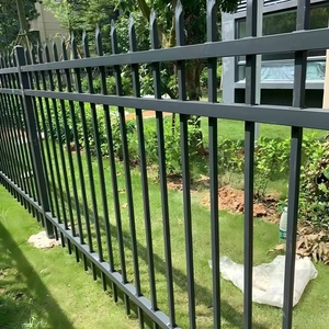 Clôture en métal de couleur personnalisée ZD, treillis de jardin, portails, sécurité, <span class=keywords><strong>fer</strong></span> forgé, anti-corrosion, cour, panneau de clôture ornemental - Product Image 6