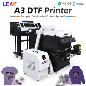 LEAF DTF Printer Bundle 60cm 45cm 42cm 33cm 30cm A1 A2 A3 Printer Shaker Dryer Oven Heat Press For Tshirt Printing