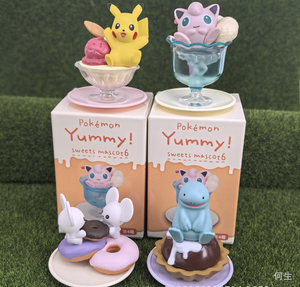 Figuras de Juguete Pokémon Re-ment Yummy Sweets Mascot 6 <span class=keywords><strong>Jigglypuff</strong></span>, Caja Sorpresa, Juguetes de PVC de Pikachu para Niños, Regalo, Decoración del Hogar - Product Image 2