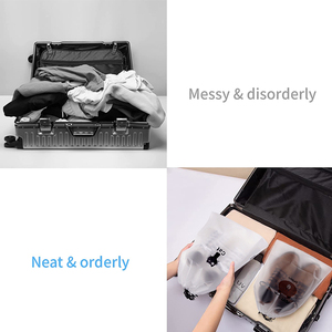 Túi đựng đồ chống bụi Túi đóng gói giày Túi dây rút Túi hoàn thiện Túi đựng giày du lịch Túi đựng giày chống ẩm Trong suốt - Product Image 4