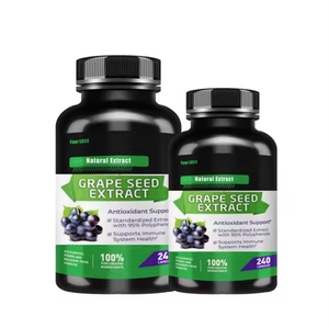 Cápsulas de gel blando de extracto de aceite de semilla de uva OEM 500mg Vitamina antioxidante D3 cápsula blanda de aceite de semilla de uva - Product Image 2