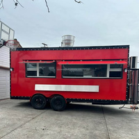 Camion de restauration mobile directement de l'usine avec cuisine complète, bar mobile, barbecue, chariot personnalisable