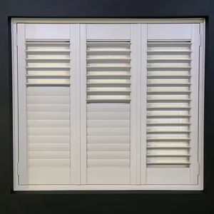 Volets de plantation blancs personnalisés au meilleur prix Volets en <span class=keywords><strong>pvc</strong></span> pour stores de fenêtre Volets - Product Image 5