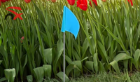 Drapeau publicitaire personnalisé en PVC, prix de gros, plusieurs couleurs, réglable, pour campagne extérieure