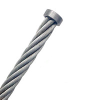 Câble de tyrolienne en acier galvanisé, câble métallique