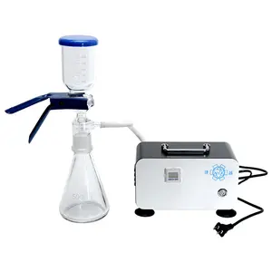 Pompe à vide à membrane 10L/min filtre à vide jetable médecine biologique pompe à vide sans huile laboratoire