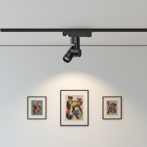 Luz de Riel LED COB Moderna de 30W con Control Remoto <span class=keywords><strong>Casambi</strong></span>, Motorizada, con Atenuación <span class=keywords><strong>DMX</strong></span> para Galerías de Arte y Museos, Temperatura de Color Ajustable - Product Image 1
